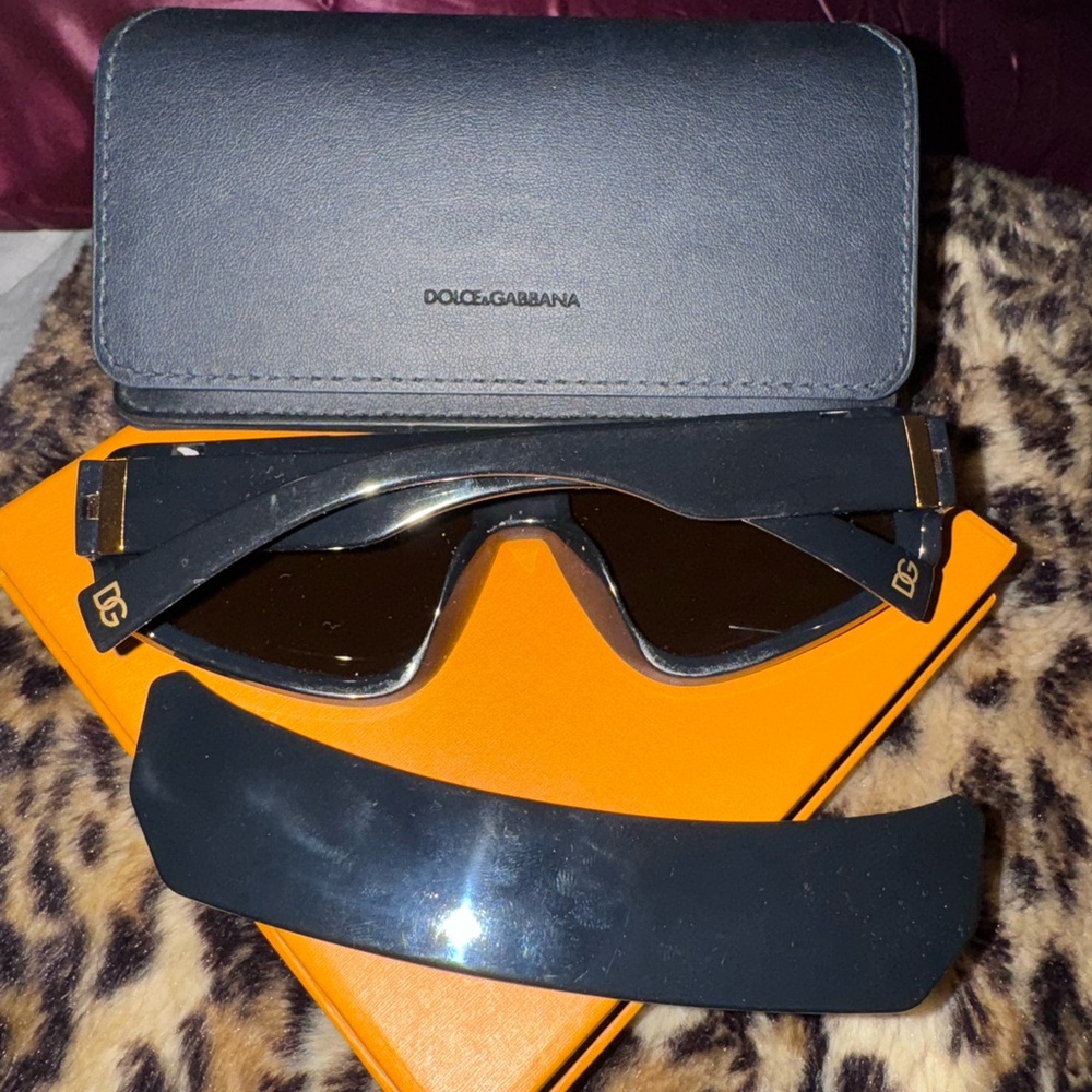 Dolce Gabbana mask visor sunglasses